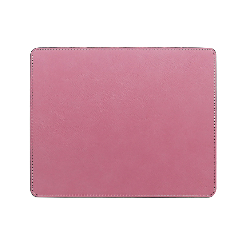 Laserbar lærrektangel musematte 25*20cm