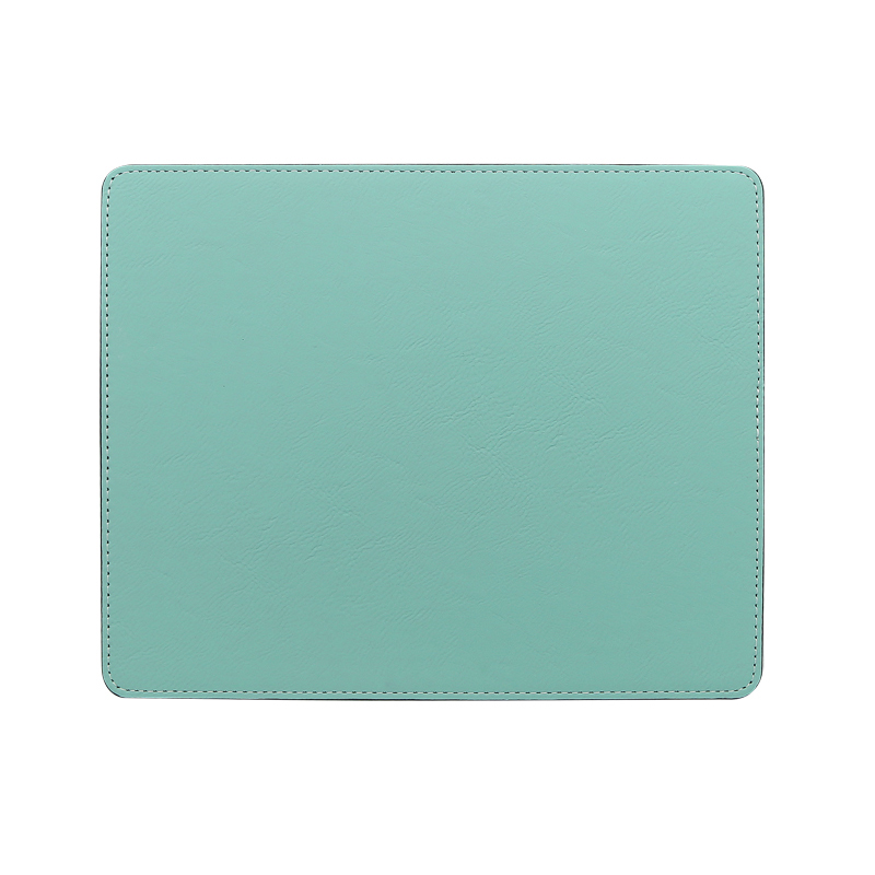 Laserbar lærrektangel musematte 25*20cm
