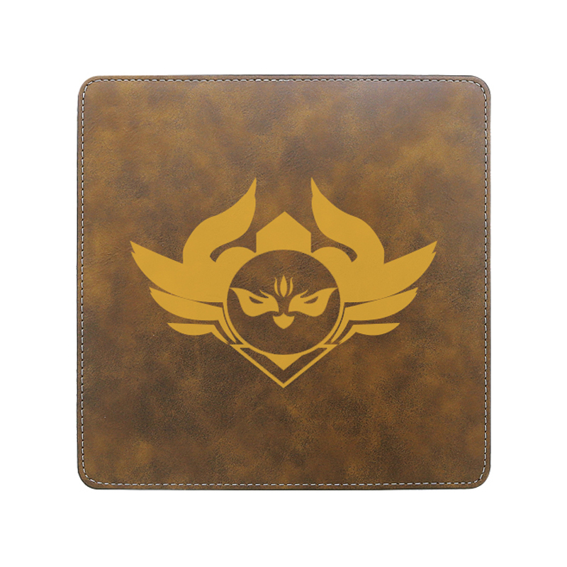 Laserbar Leatherette Square Musematte 20*20cm