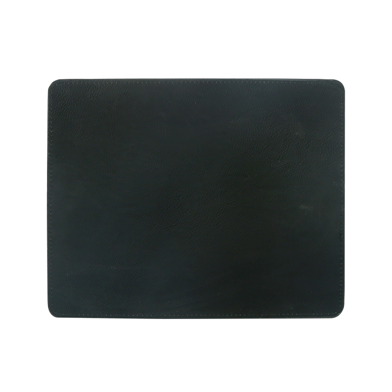 Laserbar lærrektangel musematte 25*20cm
