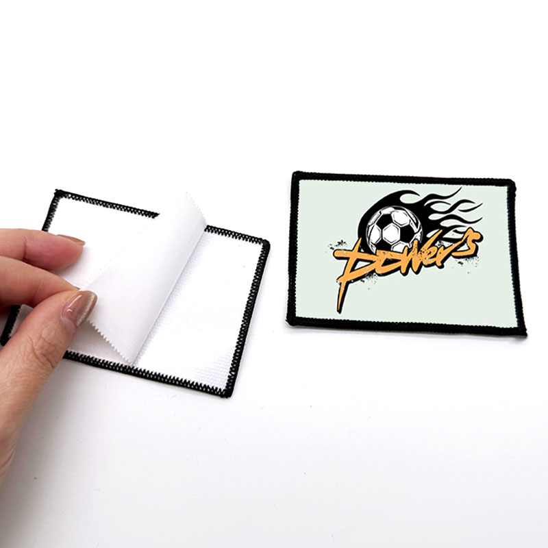3 1/2' x 2 1/2' rektangel sublimeringsstoff Merrow Patch med lim 3 1/2' x 2 1/2' rektangel sublimeringsstoff Merrow Patch med lim