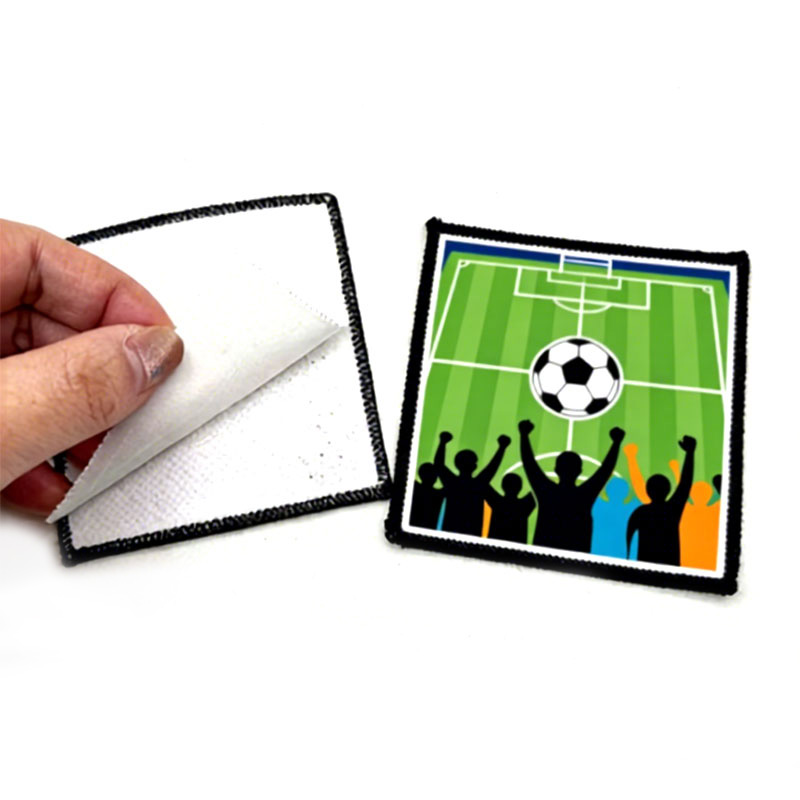 3' x 3' Square Sublimation Fabric Merrow Patch med lim 3' x 3' Square Sublimation Fabric Merrow Patch med lim