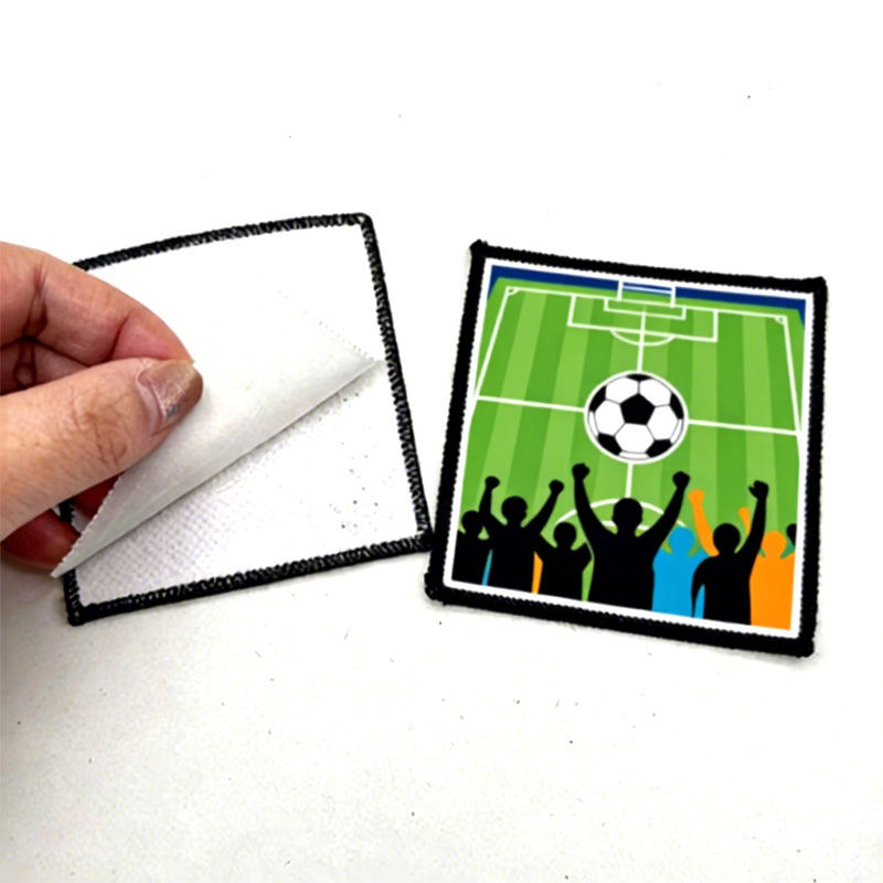 2 1/2' x 2 1/2' Square Sublimation Stoff Merrow Patch med lim 2 1/2' x 2 1/2' Square Sublimation Stoff Merrow Patch med lim