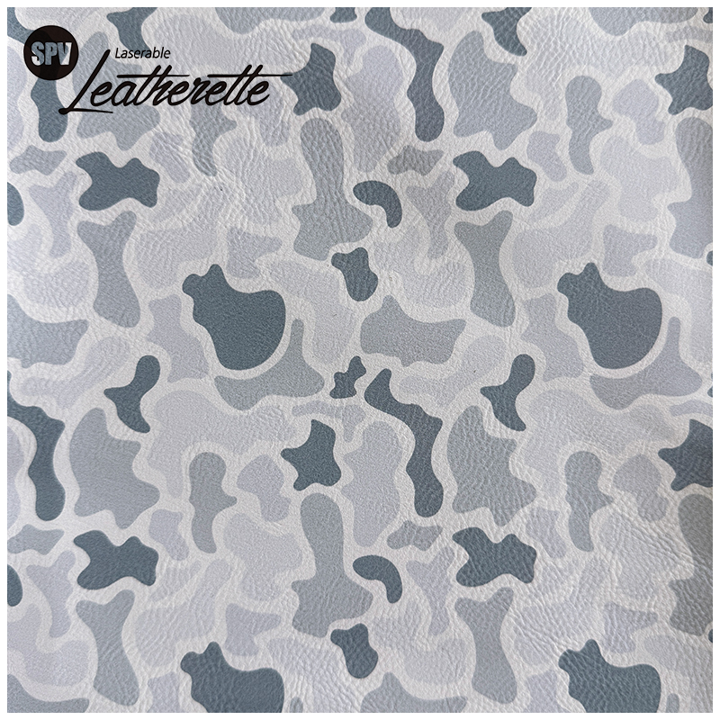 Camouflage Laserable Leatherette Sheet med lim/uten lim