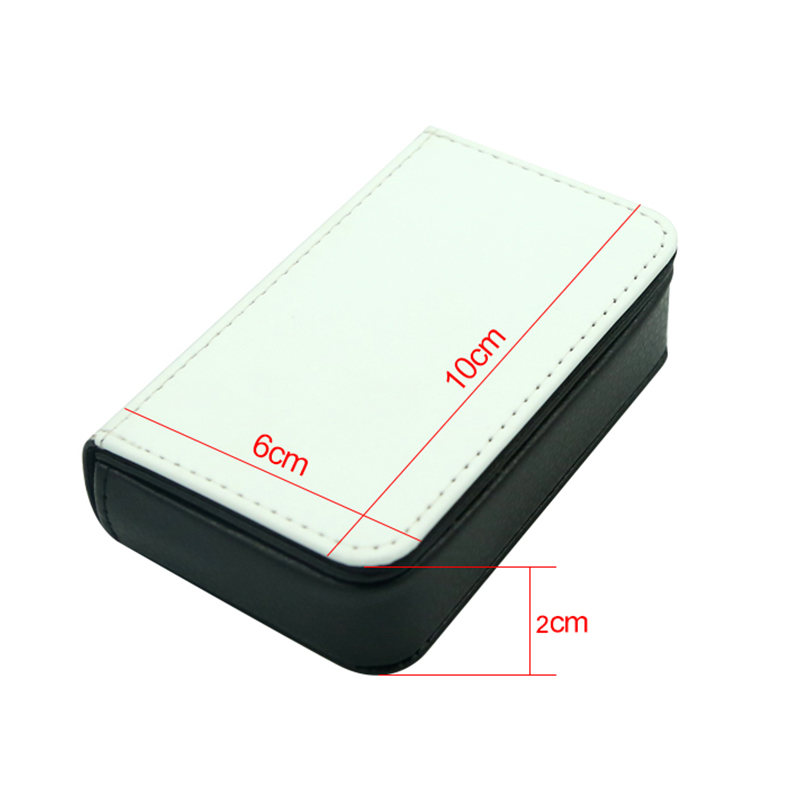 Sublimation Pu Leather Name Card Holder