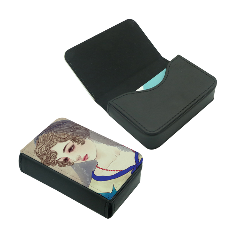 Sublimation Pu Leather Name Card Holder