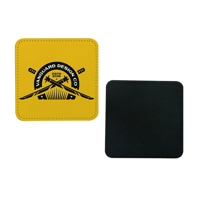 Sublimering PU lær krus Coaster - Square Sublimering PU lær krus Coaster - Square