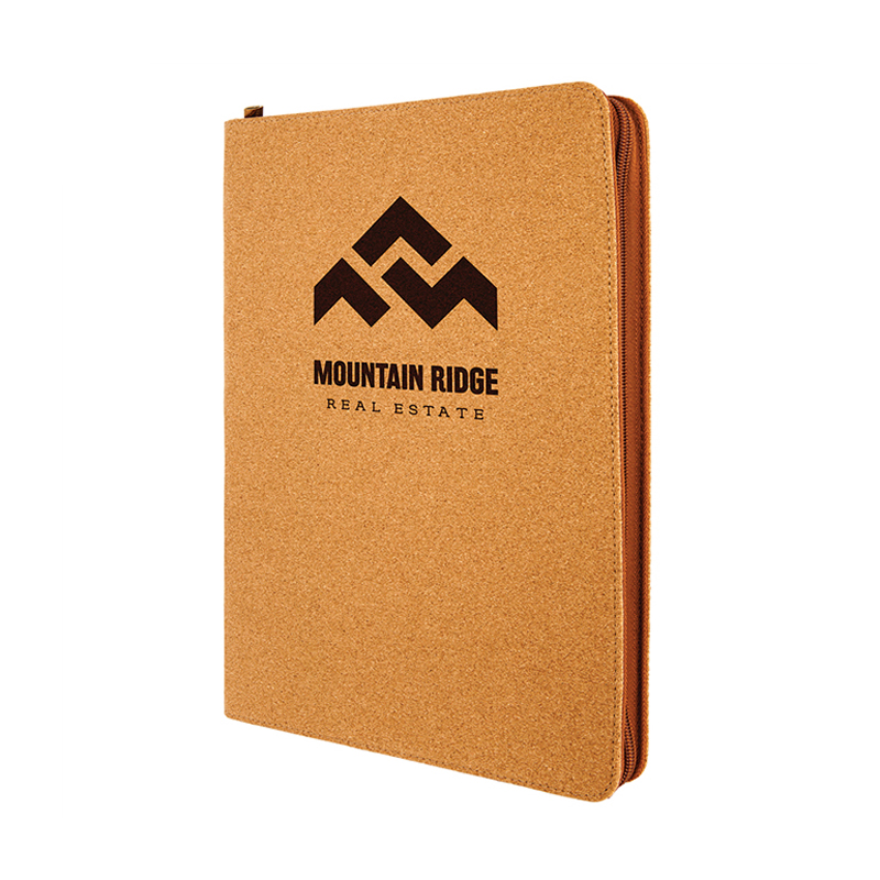 9 1/2' × 12' Leatherette Portfolio med glidelås 9 1/2' × 12' Leatherette Portfolio med glidelås