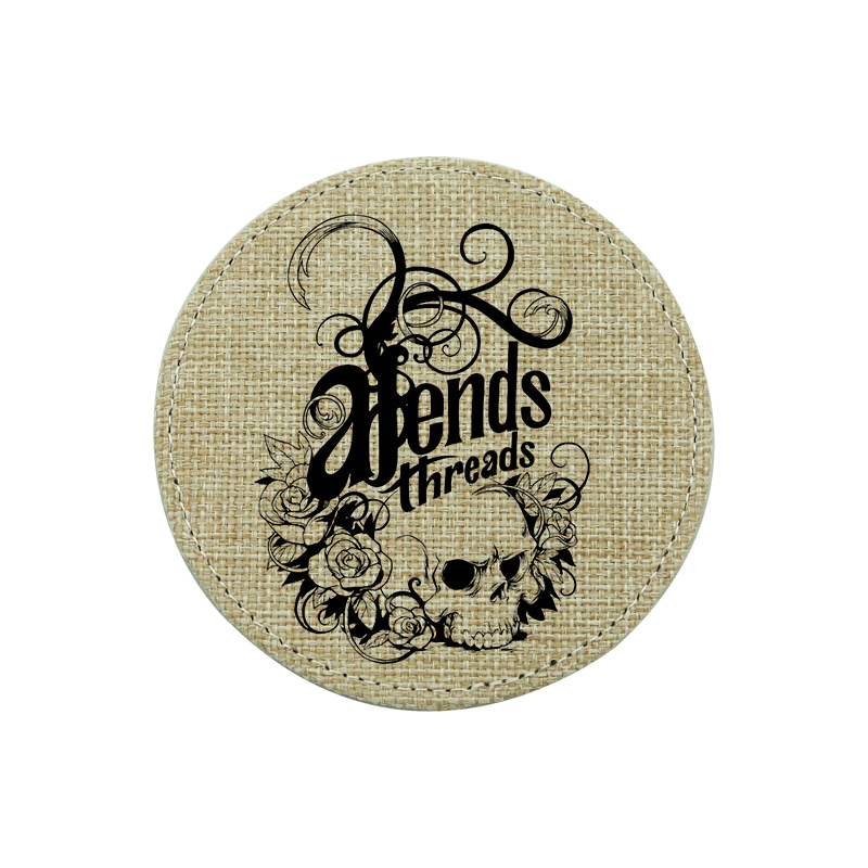 Sublimering Jute Coaster-Round
