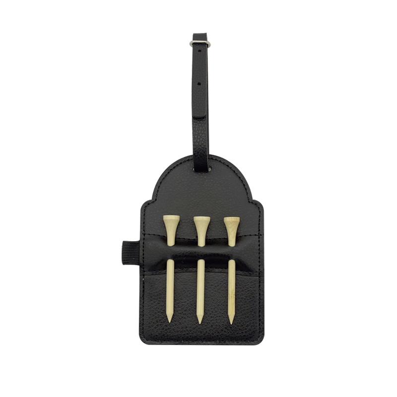 Sublimering Leatherette Golf Bag Tag med 3 tre T-skjorter Sublimering Leatherette Golf Bag Tag med 3 tre T-skjorter