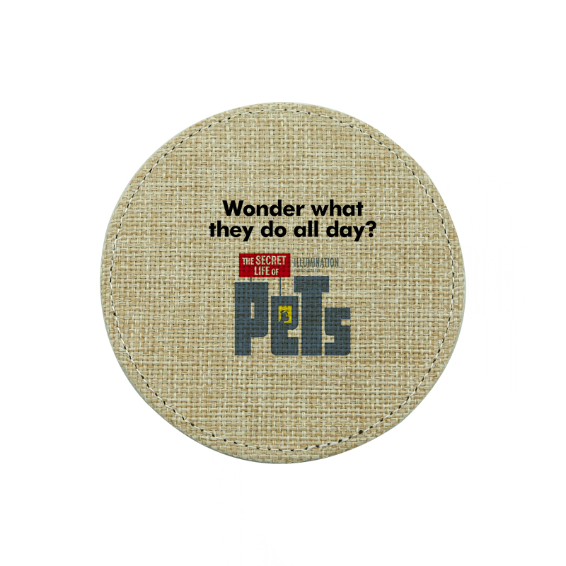 Sublimering Jute Coaster-Round