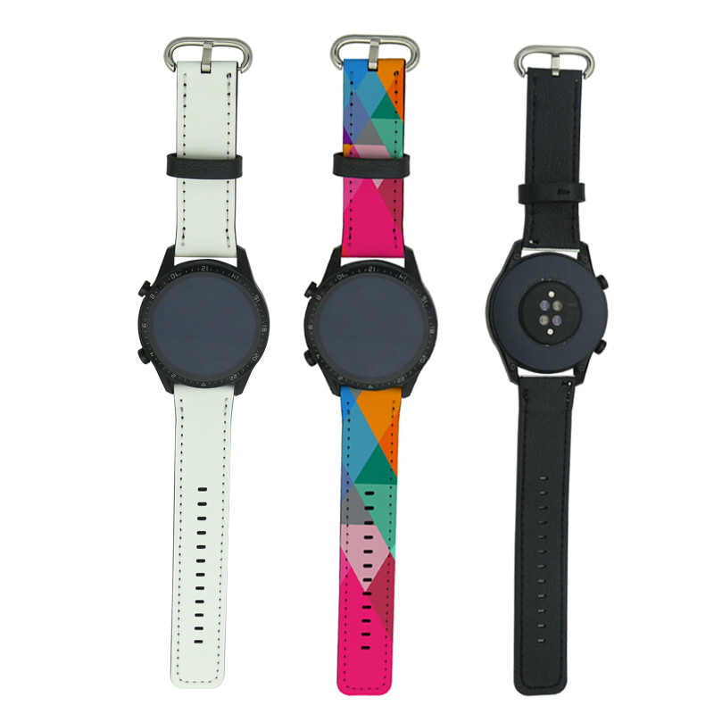 Sublimering PU-skinn Samsung/Huawei-klokkeremmer 22mm