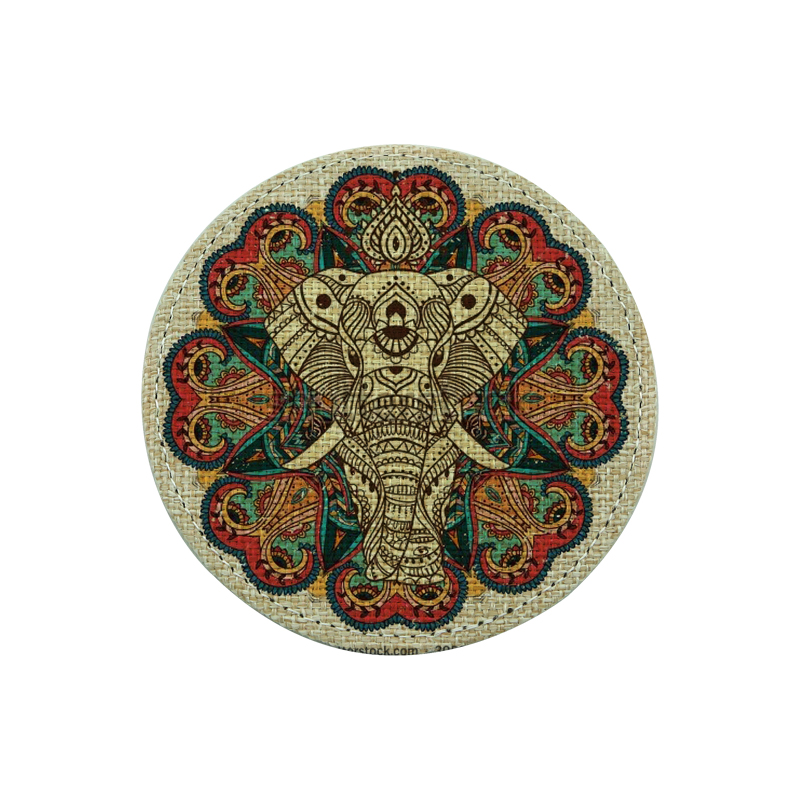 Sublimering Jute Coaster-Round