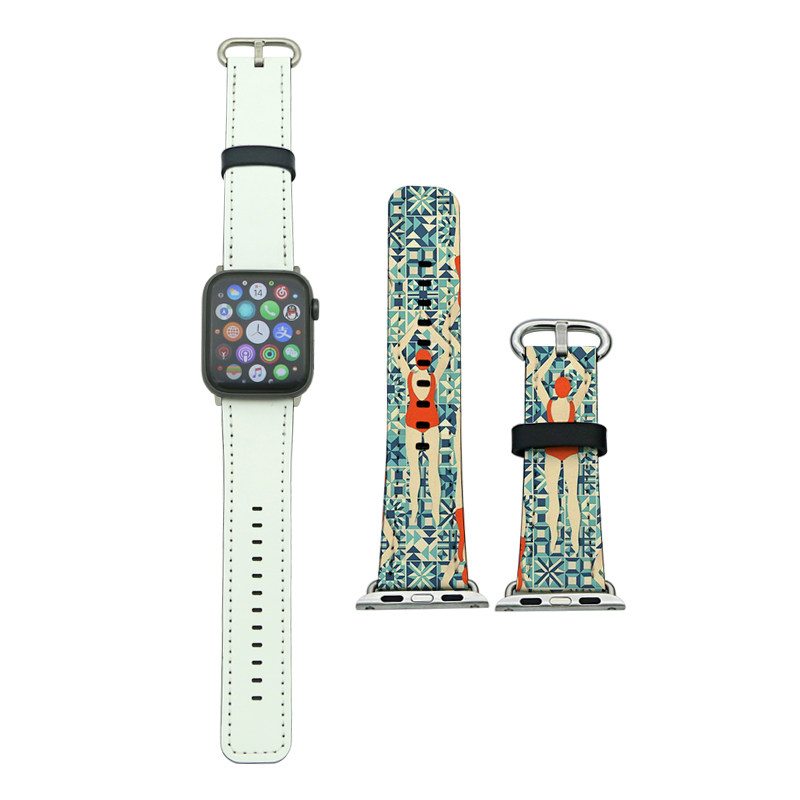 Sublimering PU-skinn Apple iWatch-bånd for serie 4/5-44 mm