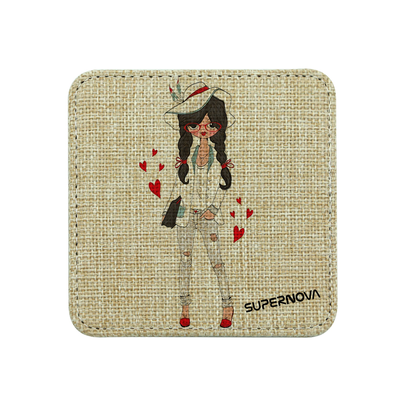 Sublimering Jute Coaster-Square