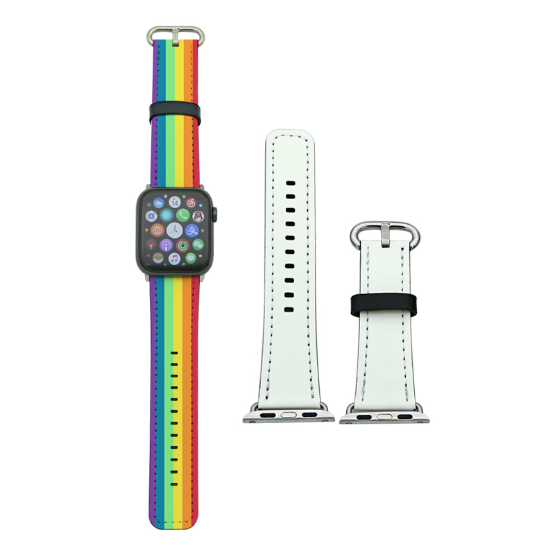 Sublimation PU Leather Apple Watch Bands for Series 1/2/3-42mm Sublimation PU Leather Apple Watch Bands for Series 1/2/3-42mm