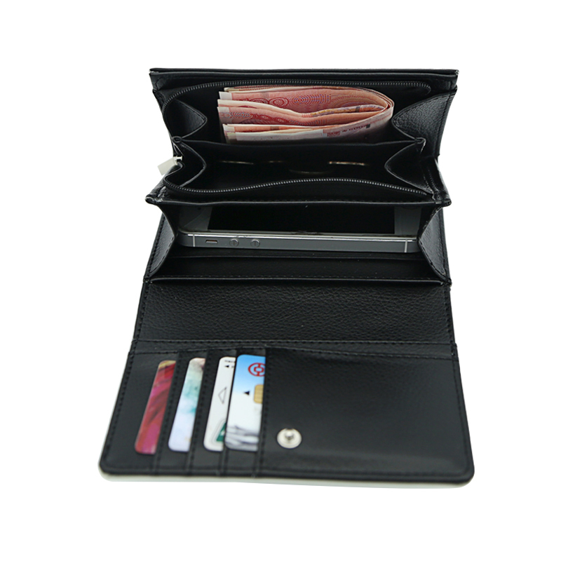 Sublimation Leatherette Bifold lommebok - kort