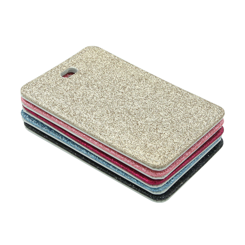 Sublimering Glitter Skinn Bagasjemerke-Single Side Printable