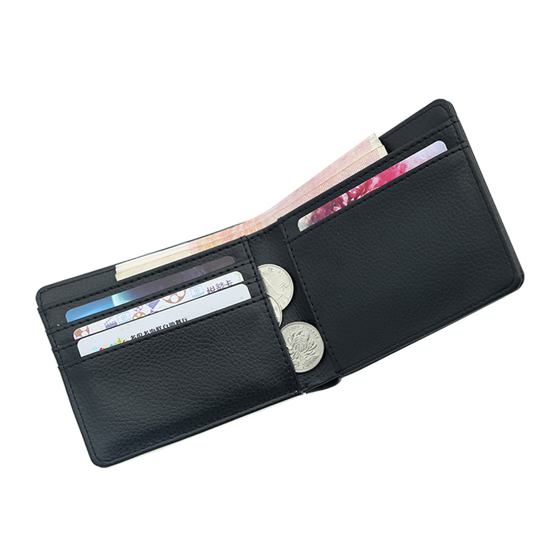 Sublimation Leatherette Bifold lommebok for menn