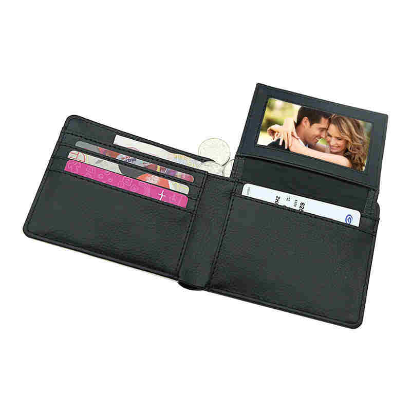Sublimation Leather Bifold lommebok for menn med kortholder Sublimation Leather Bifold lommebok for menn med kortholder
