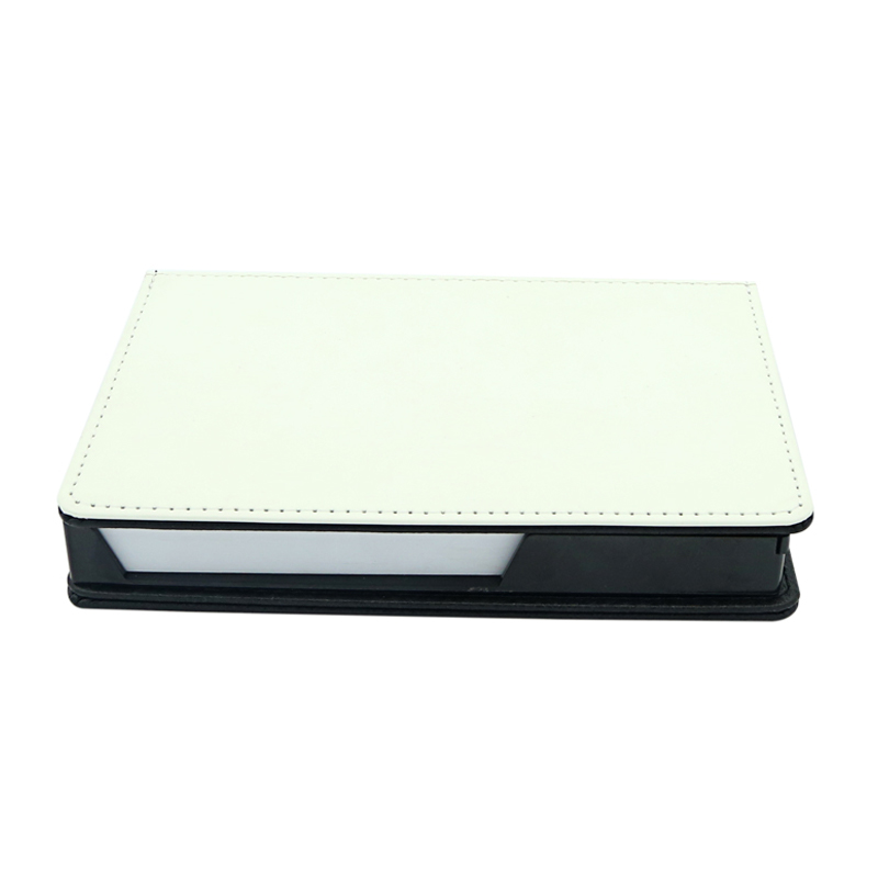 Sublimering Leatherette Sticky Notes Box - rektangel