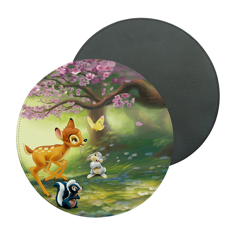 Sublimation Pu Leather Musematte - Rund