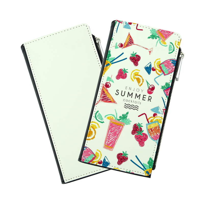 Sublimation Leatherette Bifold lommebok - lang