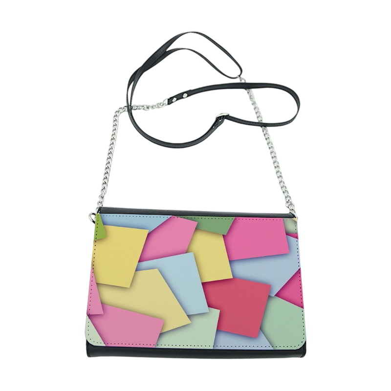 Sublimation Leatherette Stor Skulderveske med 2 par Magnetics 