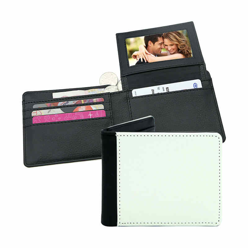 Sublimation Leather Bifold lommebok for menn med kortholder Sublimation Leather Bifold lommebok for menn med kortholder