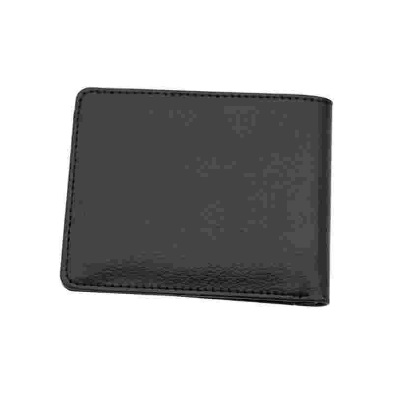 Sublimation Leatherette Bifold-lommebok for menn med myntlomme