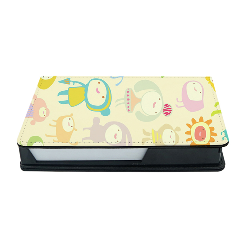 Sublimering Leatherette Sticky Notes Box - rektangel