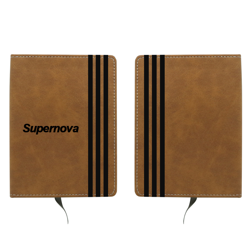 Sublimasjonsfarge skinn Notebook - A6 størrelse