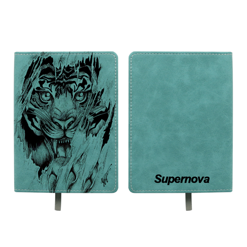 Sublimasjonsfarge skinn Notebook - A6 størrelse