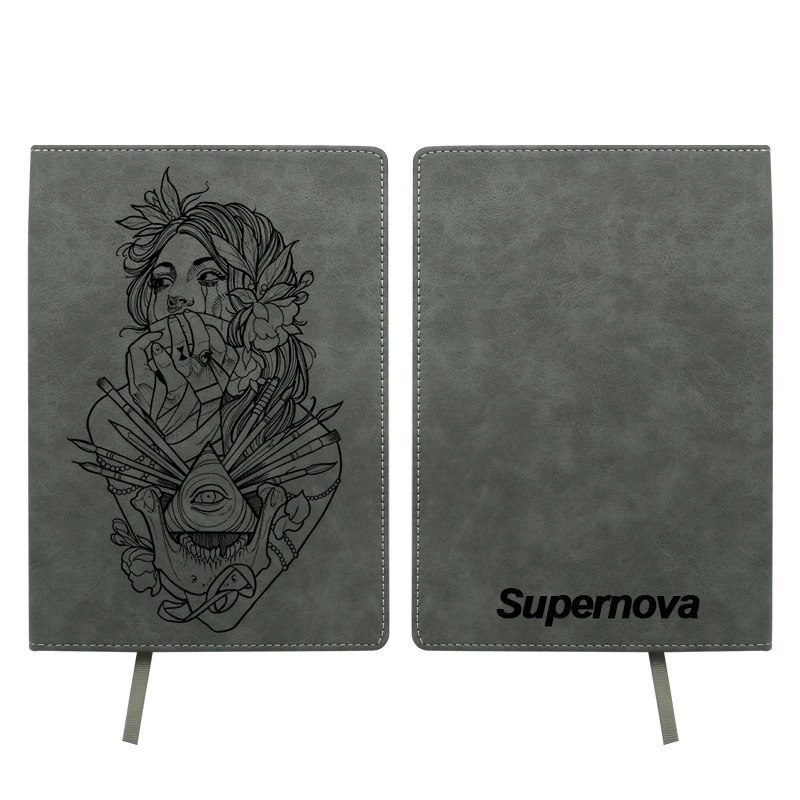 Sublimasjonsfarge skinn Notebook - A5 størrelse Sublimasjonsfarge skinn Notebook - A5 størrelse